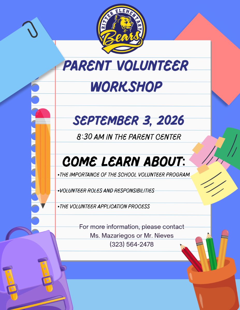 Parent Volunteer Workshop