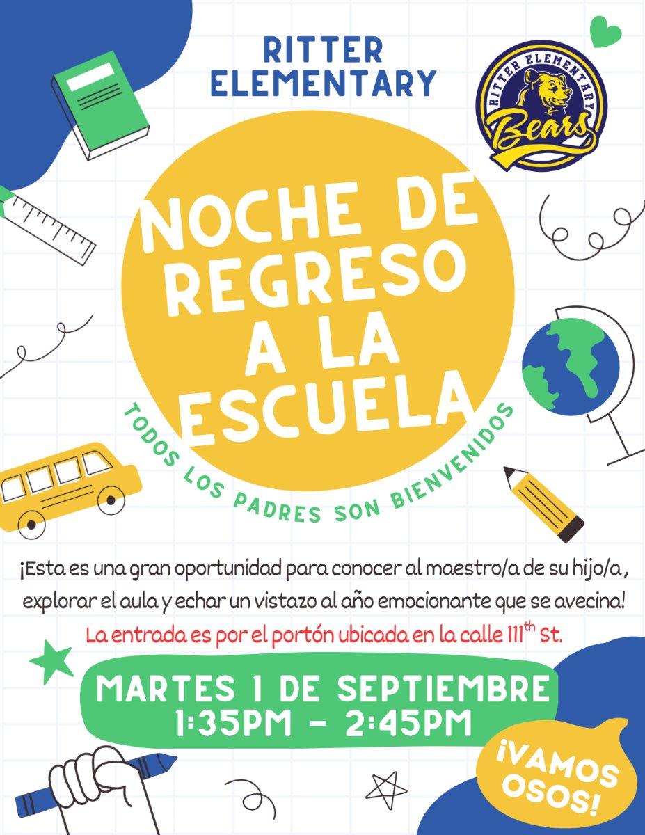 Back to School Night 